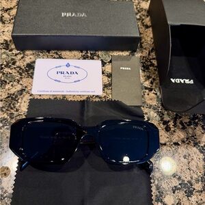 BLACK PRADA GLASSES UNISEX BRAND NEW